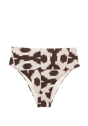 Lenny Niemeyer Puglia high-waisted bikini bottoms - Brown