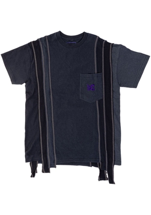 Needles logo-embroidered cotton T-shirt - Black