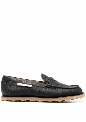 Marni square-toe penny loafers - Black