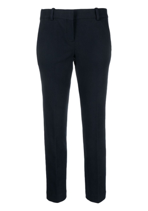 Circolo 1901 slim-fit cotton blend tailored trousers - Blue