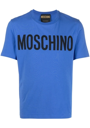 Moschino logo-print short-sleeved T-shirt - Blue