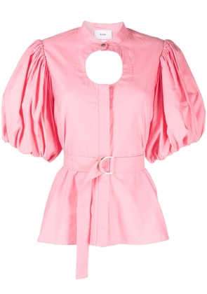 Acler Caughley puff-sleeves top - Pink