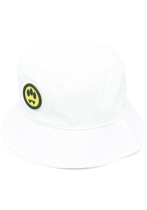BARROW logo-patch bucket hat - White
