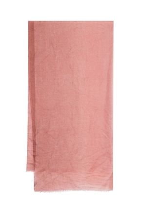 N.Peal gradient-effect cashmere scarf - Red
