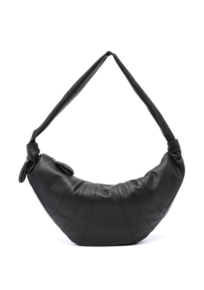 LEMAIRE curved-edge leather shoulder bag - Black