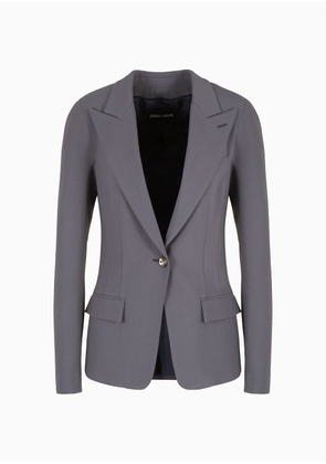 OFFICIAL STORE Asv Viscose-cady Single-breasted Jacket