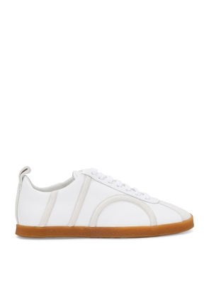 Toteme Leather Low-Top Sneakers