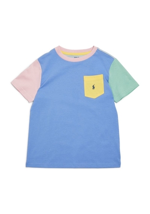Ralph Lauren Kids Cotton Colour-Block T-Shirt (2-7 Years)