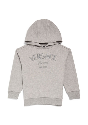 Versace Kids Cotton Logo-Embroidered Hoodie (4-12 Years)