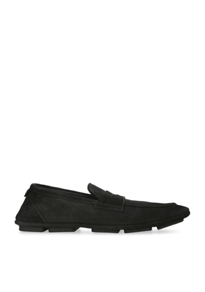 Dolce & Gabbana Suede Driving Shoes