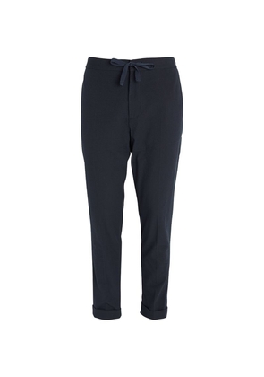 Officine Generale Cotton Drawstring Tailored Trousers