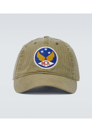 RRL Embroidered cotton cap