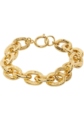 Mondo Mondo Gold Scroll Chain Bracelet