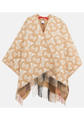 Burberry Reversible wool and cashmere cape