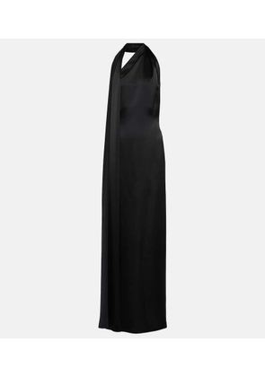 Loewe Asymmetric satin gown