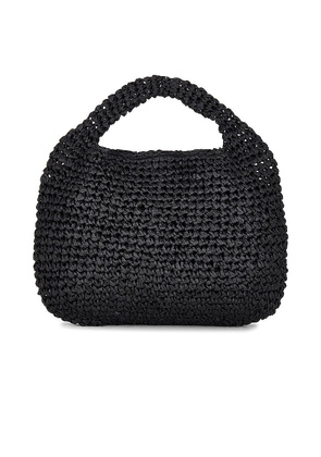 Hat Attack Slouch Bag in Black.