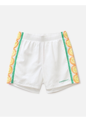 Printed Crayon Swim Shorts