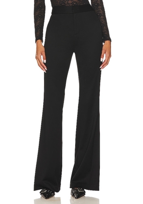 Alice + Olivia Deanna High Rise Pant in Black. Size 14.