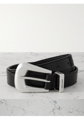 SAINT LAURENT - Leather Belt - Black - 70,75,80,85,90,95,100