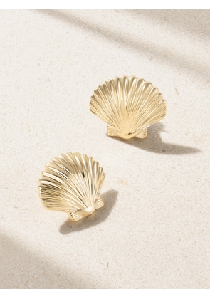Mateo - Large Venus 14-karat Gold Earrings - One size