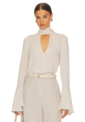 L'Academie Blisse Top in Neutral. Size S.