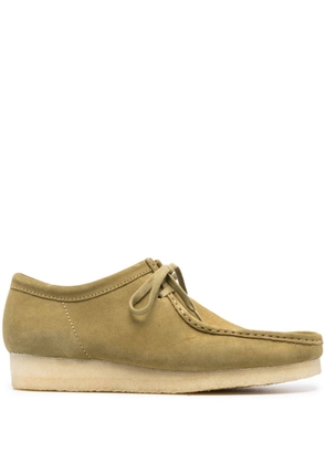 Clarks Wallabee suede Derby shoes - Green
