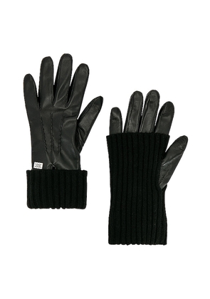 Soia & Kyo Carmel Gloves in Black. Size M, S.
