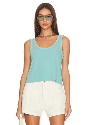 Tularosa Green the Nora Tank Top in Blue. Size XL.