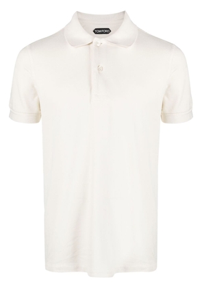 TOM FORD short-sleeve polo shirt - White