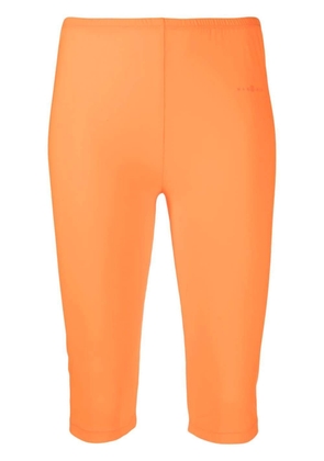 MM6 Maison Margiela fitted knee-length shorts - Orange