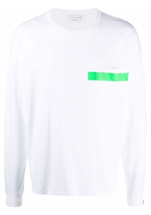 Mackintosh long-sleeve sweatshirt - White