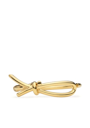 Ferragamo asymmetric bow bracelet - Gold
