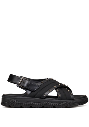 Valentino Garavani Rockstud leather sandals - Black