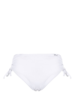 Karl Lagerfeld Karl DNA Culotte bikini bottoms - White