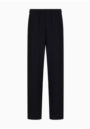 OFFICIAL STORE Technical Waffle Flat-front Trousers