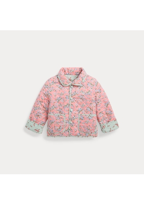 Floral Reversible Linen-Cotton Jacket