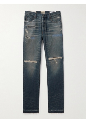 Gallery Dept. - Starr 5001 Straight-Leg Paint-Splattered Distressed Jeans - Men - Black - UK/US 28