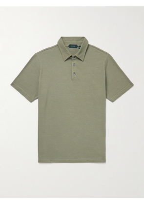 Incotex - Zanone Cotton Polo Shirt - Men - Green - IT 44