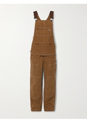 Nike - Life Cotton-Canvas Overalls - Men - Brown - S