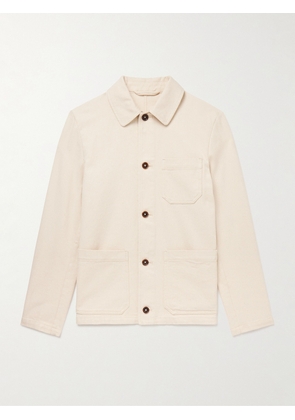 Incotex - Cotton-Gabardine Shirt Jacket - Men - Neutrals - IT 46