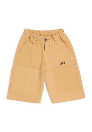 Off-White Kids Diagonal-Outline Cargo Shorts (4-12 Years)