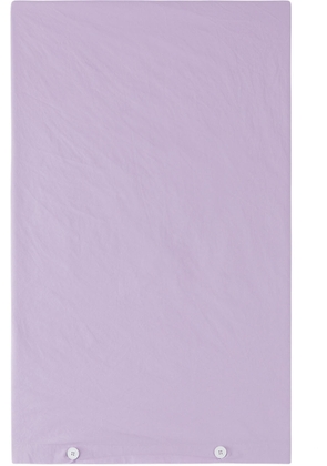 Tekla Purple Percale Duvet Cover, King