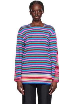 Comme des Garçons Multicolor Layered Sweater