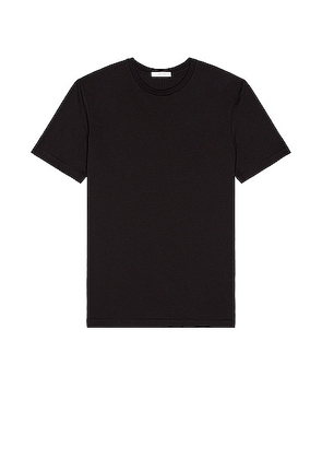 The Row Luke T-Shirt in Black - Black. Size S (also in ).