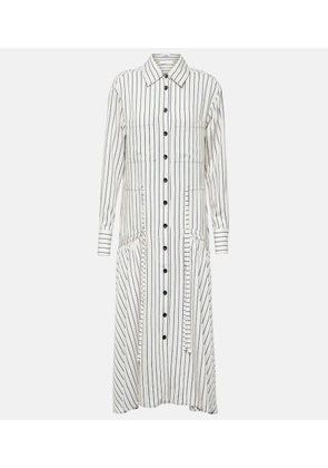 Proenza Schouler White Label Bonnie striped shirt dress