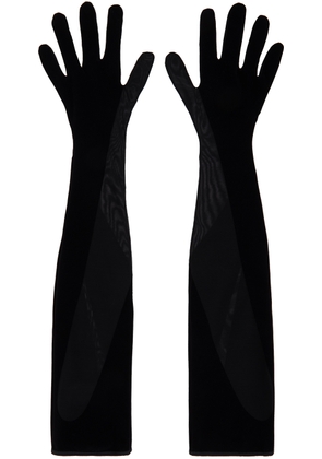 Wolford Black Mugler Edition Gloves