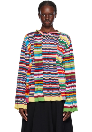 Comme des Garçons Multicolor Gathered Sweater