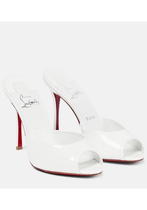 Christian Louboutin Bridal Me Dolly patent leather mules