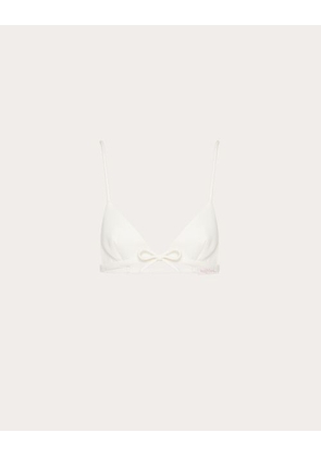 Valentino CREPE COUTURE BRALETTE Woman IVORY 42