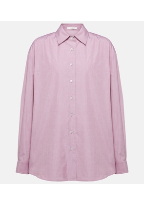 The Row Attica oversized cotton poplin shirt